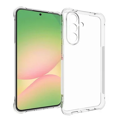 WANLONFENG For Samsung Galaxy A57 5G Clear TPU Case  TM Series 2.0mm Phone Back Cover - Transparent