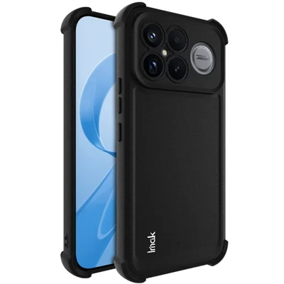 IMAK For Xiaomi Poco F8 Ultra / Redmi K90 Pro Max 5G Case TPU Phone Cover Airbag Shockproof Protection - Matte Black