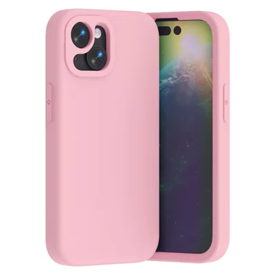 Voor iPhone 14 / 13 Hoesje Stootvrij EVA Telefoon Achterklep - Roze