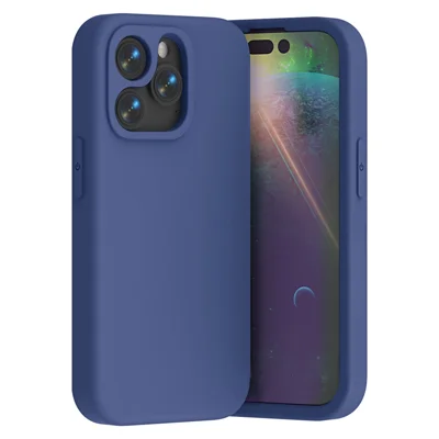 Чехол для iPhone 13 Pro Max, ударопрочный, задняя крышка из пеноматериала EVA — темно-синий