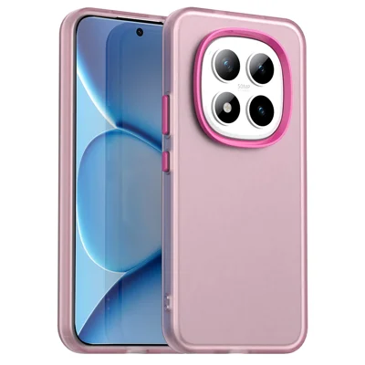 Xiaomi Redmi Note 15 Pro 5G-hoesje PC + TPU + PET mat anti-val achterklep - Rood