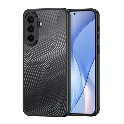 Voor Samsung Galaxy A37 Hoesje DUX DUCIS Aimo Serie TPU+PC Matte Stootvrije Telefoonhoes (REACH-certificering) - Zwart