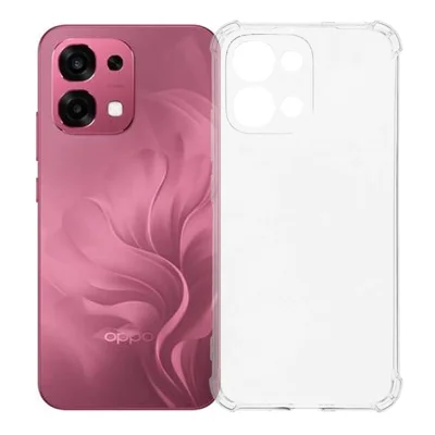 Telefonbeskyttelse til Oppo F31 5G / A6 Pro 5G / A6 Pro 4G Transparent TPU-beskyttelse med forstærkede hjørner, stødfast telefoncover