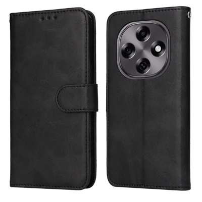 For Oppo F31 Pro 5G / Oppo A6 Pro 5G (China) Case Wallet PU Leather Folio Flip Phone Cover - Black