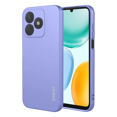 Per Honor X5c Plus 4G / Honor X5c 4G Custodia in Silicone ENKAY HAT PRINCE con Bordo Dritto, Cover Posteriore per Telefono Cellulare - Viola