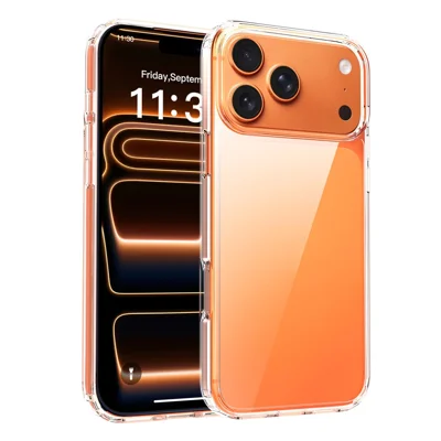 Bulk Purchasing For iPhone 17 Pro Case 1.5mm TPU PC Anti Scratch Shockproof Phone Cover - Transparent