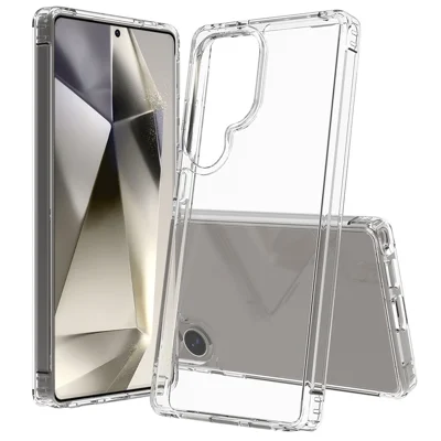 Bulk Purchasing For Samsung Galaxy S24 Ultra Case 1.5mm TPU PC Anti Scratch Shockproof Phone Cover - Transparent