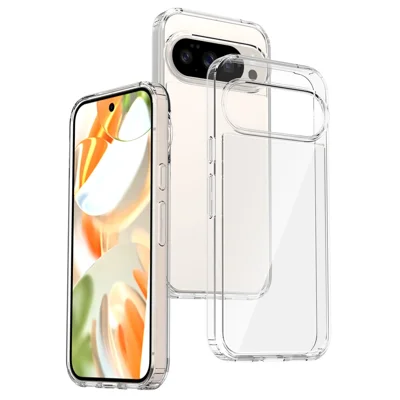 Bulk Purchasing Phone Case For Google Pixel 9  /  9 Pro 1.5mm TPU PC Anti Scratch Shockproof Phone Cover - Transparent