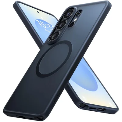 Für Samsung Galaxy S26 Ultra TORRAS Guardian-Mag Serie Magnetische Hülle Hautberührungsmatte PC + TPU Handytasche - Schwarz
