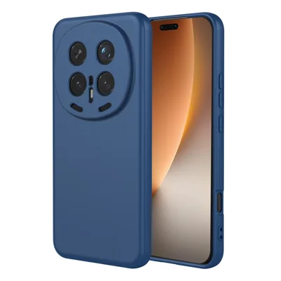 Capa para Honor Magic8 Pro 5G, Toque de Silicone Líquido, Capa Protetora Macia em TPU - Azul