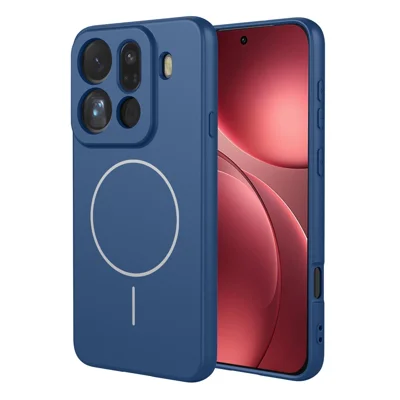 Bulk Purchasing For Oppo Find X9 Pro 5G Magnetic Case Soft TPU Phone Back Cover - Blue