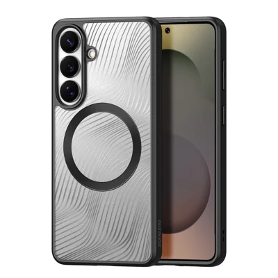 Cover magnetico per Samsung Galaxy S26 DUX DUCIS Serie Aimo, custodia sottile in PC+TPU (certificazione REACH) - Nero