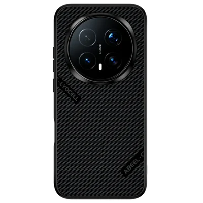 ABEEL CF-Lyocell Serie voor Honor Magic8 Pro 5G Magnetische Hoes Microfiber + PC + E-TPU Telefoonhoes - Nr.1