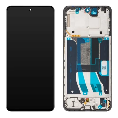Для Realme 12 4G Экран ЖК-дисплея класса B и сенсорная панель + рамка (без логотипа)