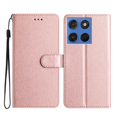 BOCTECH Cover per Motorola Moto G42, Custodia a Libro Portafoglio in Pelle PU e Silione Morbido con Porta Carte, Magnetica e Supporto Flip Case Antiurto per Motorola Moto G42, Blu