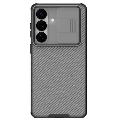 NILLKIN Camshield Pro Series For Samsung Galaxy S26+ Case TPU + PC Phone Cover with Camera Slider - Transparent Black