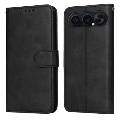Voor Honor 500 Pro 5G / Honor 500 5G Hoesje Portemonnee PU Leer Folio Flip Hoes - Zwart