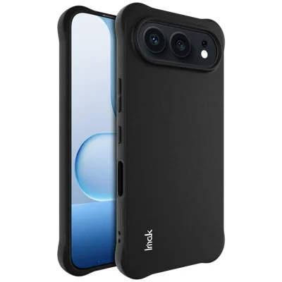 IMAK voor Honor 500 5G / 500 Pro 5G hoesje TPU telefoonhoes Airbag schokbestendig - Mat zwart