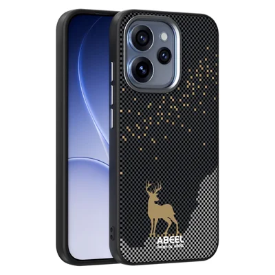 ABEEL For Oppo Reno15 Pro 5G (Global) / Reno15 5G (China) Magnetic Case Ultra Slim PC TPU Phone Back Cover - Deer