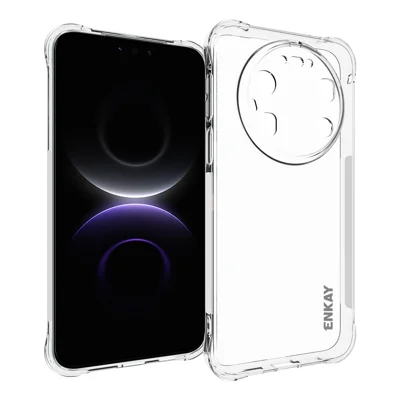 Прозрачный чехол для Huawei Mate 80 Pro Max ENKAY HAT PRINCE ударопрочный нескользящий чехол из ТПУ - прозрачный