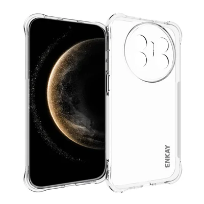 Прозрачный чехол для Huawei Mate 70 Air ENKAY HAT PRINCE ударопрочный нескользящий чехол из ТПУ — прозрачный