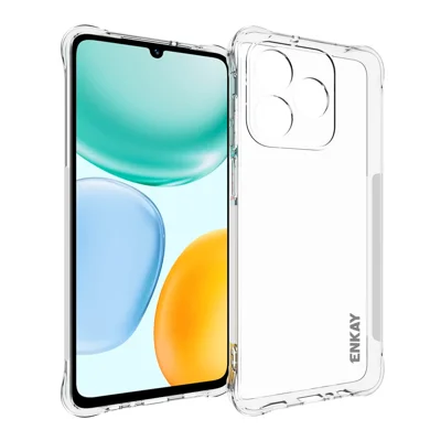 Cover trasparente per Honor X5c Plus 4G / Honor Play10A 4G / Honor X5c 4G, custodia antiurto e antiscivolo in TPU ENKAY HAT PRINCE - Trasparente