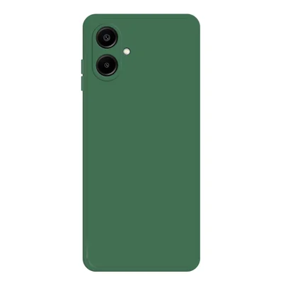 For Samsung Galaxy A08 5G / A07 5G / A07 4G TPU Case Straight Edge Protection Phone Cover - Midnight Green
