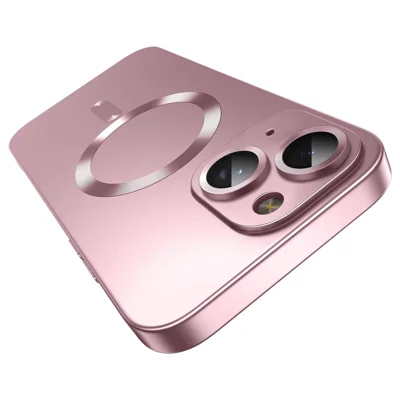 For iPhone 13 Case Compatible with MagSafe Ultra Thin TPU Phone Cover with Lens Protection - Pink