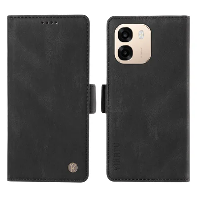Custodia GOKEN Per Honor X8a In Pelle PU Con Portafoglio E Supporto - Flip Cover Magnetica Blu - copertina