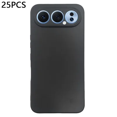 Groothandelaar 25 stuks voor Honor 500 Pro 5G hoesje 1,2 mm TPU matte telefoonhoes - Zwart