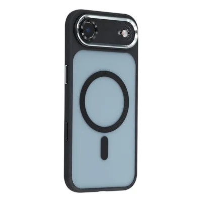 Cover per iPhone Air Compatibile con MagSafe Custodia Ibrida in TPU + Acrilico - Nero