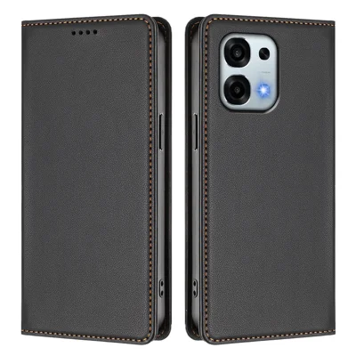 Custodia Portafoglio In Pelle Per Xiaomi Redmi Note 13 Pro 4G (NO 5G) - Marrone, Con Vetro Temperato E RFID - 5