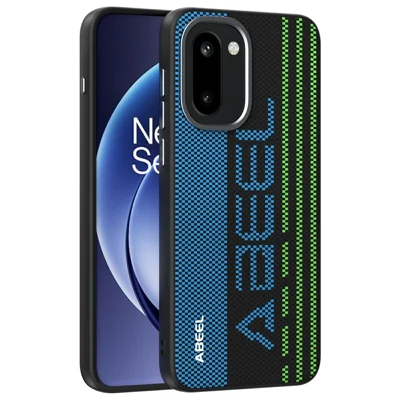 ABEEL voor OnePlus 15R 5G Magnetische Hoes Micro-Embossing 6D Geprint PC TPU Aluminiumlegering Leren Telefoonhoes - Uitstekend No. 1