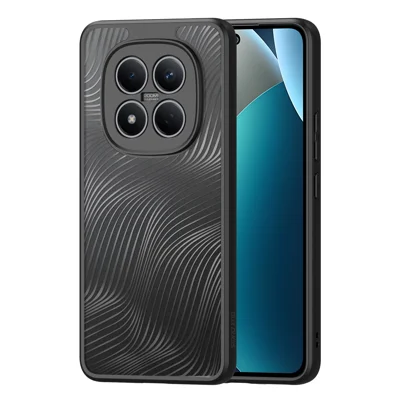 Für Xiaomi Redmi Note 15 Pro 4G (Global) Hülle DUX DUCIS Aimo Serie TPU+PC Matt Stoßfest Handyhülle (REACH-Zertifizierung) - Schwarz