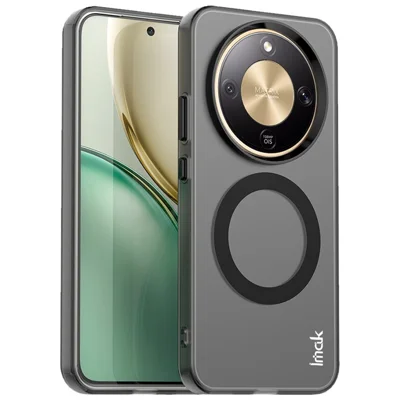 IMAK magnetiskt fodral för Honor Magic8 Lite 5G / X9d 5G / X70 5G PC + TPU bakplatta till mobil - Svart