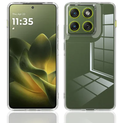 For Motorola Edge 70 5G / moto X70 Air Clear Phone Case TPU+Acrylic Shockproof Phone Back Cover - Clear