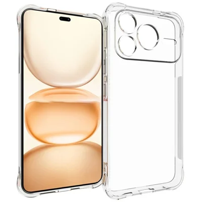 For Honor Power2 5G TPU Case Non Slip Anti Drop Phone Cover - Transparent