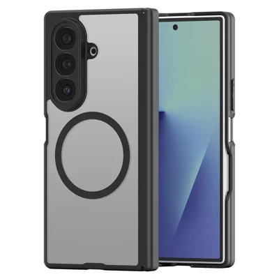 DUX DUCIS Série Expn - Étui magnétique pour Samsung Galaxy Z Fold7 5G, coque arrière en PC + TPU - Noir