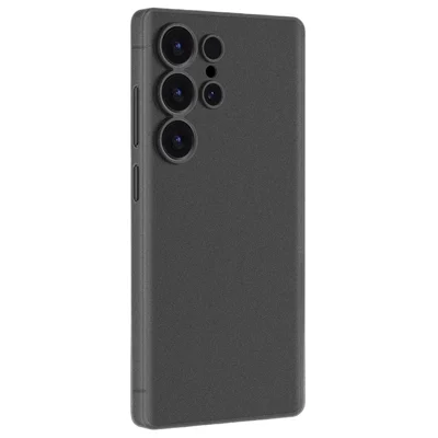 X-LEVEL Wings II Series For Samsung Galaxy S26 Ultra Case Hard PP Matte Phone Cover 0.18mm Ultra-Thin - Transparent Black