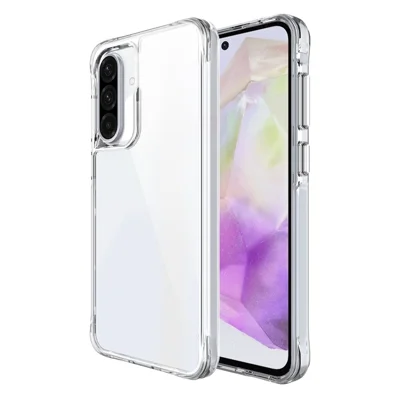 Phone Case For Samsung Galaxy A18 5G / A18 4G / A17 5G / A17 4G / A26 5G / A16 5G / A16 4G PC + TPU Dropproof Transparent Phone Cover - Transparent