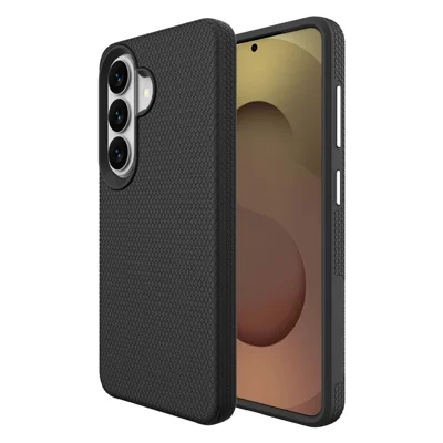Magnetic Case For Samsung Galaxy S25+  /  S24+ Shockproof TPU + PC Phone Cover - Black