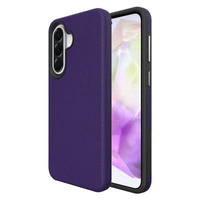Cover magnetico per Samsung Galaxy A57 5G, custodia antiurto in TPU + PC - Viola