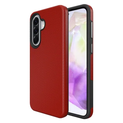 Magnetisk skockabsorberande mobilhölje av TPU + PC för Samsung Galaxy A57 5G – Röd