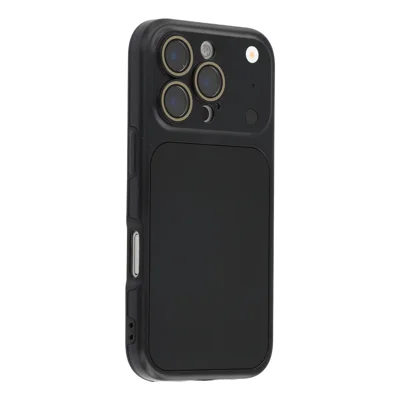 Obudowa do iPhone 16 Pro Max, przeznaczona na model 17, twarda tylna osłona z tworzywa PC i elastycznego TPU, ochronna obudowa - Czarna