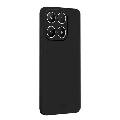 For Xiaomi 17 Case MOFI Skin Touch Soft TPU Beschermhoes - Zwart