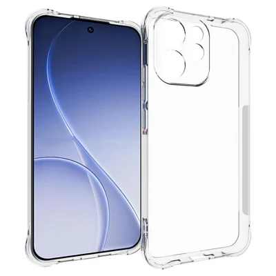 For Oppo Reno15 F 5G TPU Case Non Slip Anti Drop Phone Cover - Transparent