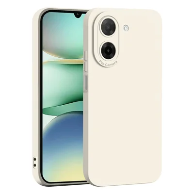 For Xiaomi Redmi A5 NFC (EU) (173.45mm) Case Precise Camera Cutouts Soft TPU Shockproof Phone Cover - White