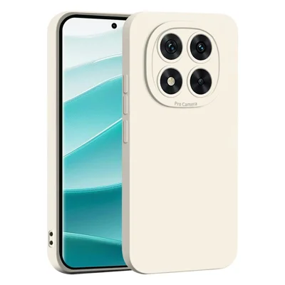 Funda para Xiaomi Redmi Note 14 Pro 5G / Poco X7 5G, funda blanda de TPU antichoque con recortes precisos para cámara - Blanco