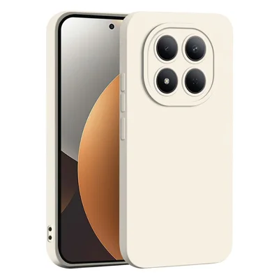 حالة لـ Xiaomi Redmi Note 15 Pro 4G (عالمي) غطاء دقيق لمقطع الكاميرا ناعم من مادة TPU مقاوم للصدمات - أبيض