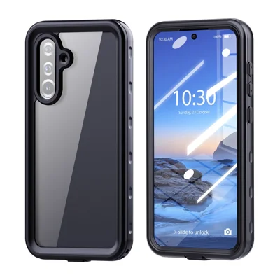 REDPEPPER A Series For Samsung Galaxy A37 5G / A36 5G Case Clear Back IP68 Waterproof Phone Cover - Black